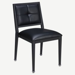 Quickship Milano Modern Aluminum Stack Chair