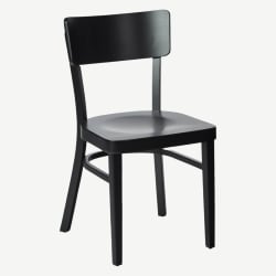 Xander Curved Back Wood Chair