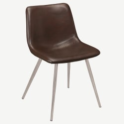 Luna Metal Chair with Clear Coat Finish