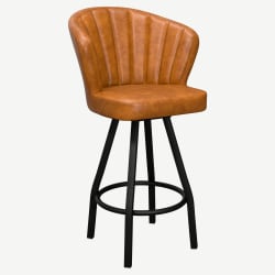 Premium Aria Swivel Metal Bar Stool