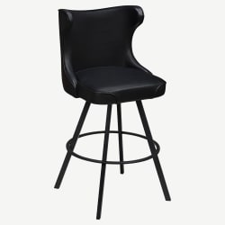 Darlo Premium Bucket Swivel Bar Stool with Circular Frame
