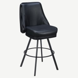 Regina Premium Casino Bucket Bar Stool with Circular Frame