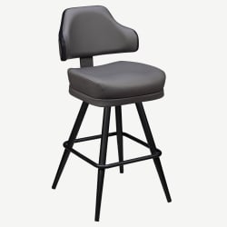 Gioco Premium Casino Bucket Bar Stool with Square Frame
