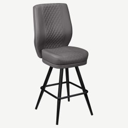 Tesoro Diamond Back Premium Bucket Bar Stool with Square Frame