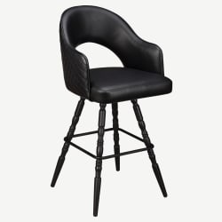 Invicta Premium Bucket Swivel Bar Stool with Vintage Frame