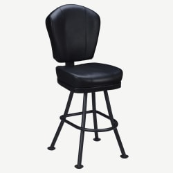 Lusso 3-Channel Premium Casino Bucket Bar Stool with Orbit Frame