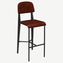 Nico Bar Stool with Wood Back