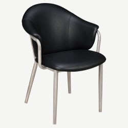 Kova Metal Armchair in Clear Coat