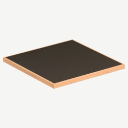 Laminate Overlay and Wood Edge