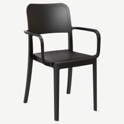 Parker Solid Back Outdoor Resin Armchair