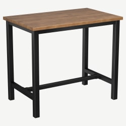 Ottis Bar Table Set in Black Finish