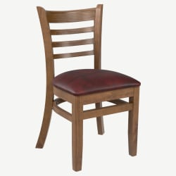Premium US Made Ladder Back Wood Chair