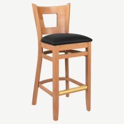 Premium US Made Duna Wood Restaurant Bar Stool