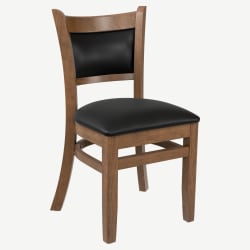 Premium Padded Back Wood Chair