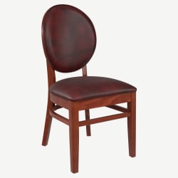Premium Lorenzo Wood Chair with Padded Back
