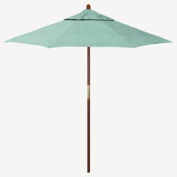 7 1/2 ft Ventura Wood Commercial Umbrella 