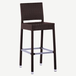 Felix Woven Rattan Patio Bar Stool