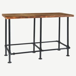 Industrial Series Pinewood Bar Height Table