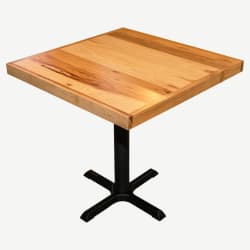 Industrial Series Reclaimed Look Wood Table Top with Drop Edge