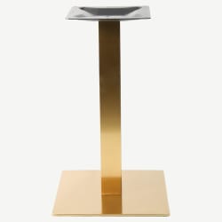 Gold Square Stainless Steel Table Base