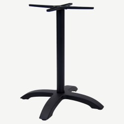 Black Aluminum Table Base - 30" Table Height