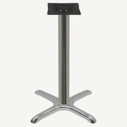 X Prong Chrome Bases - 30" Table Height