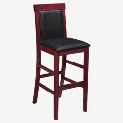 Premium Irving Upholstered Wood Bar Stool