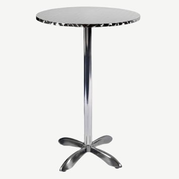Stainless Steel Table Set - Bar Height Interior