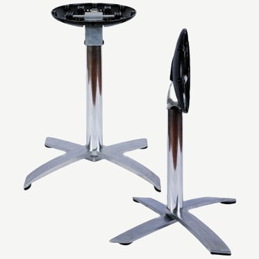 Designer Series Foldable Aluminum Table Base Interior