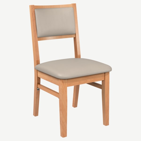 Stella Wood Chair with Padded Back Interior