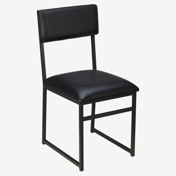 Indy Metal Chair with Padded Back Interior