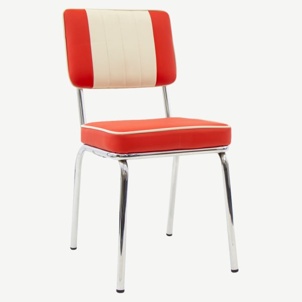 Retro Metal Vinyl Chair Interior