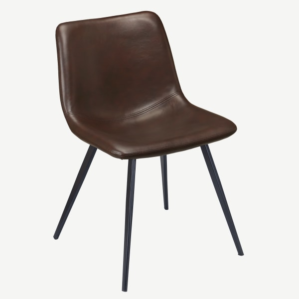 Luna Metal Chair with Black Finish Interior