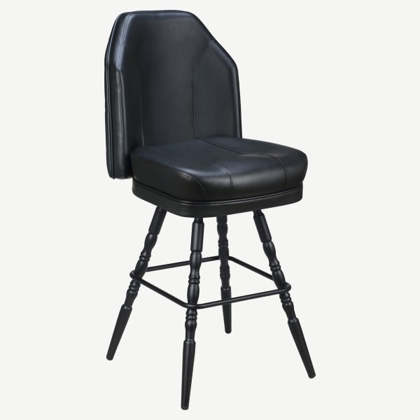 Giada Premium Casino Bucket Bar Stool with Vintage Frame Interior