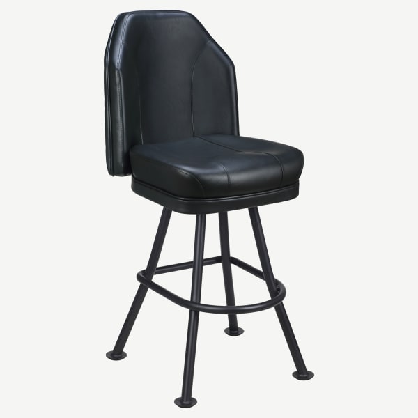 Giada Premium Casino Bucket Bar Stool with Orbit Frame Interior