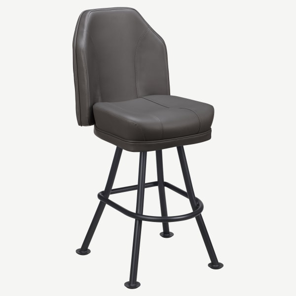 Giada Premium Casino Bucket Bar Stool with Orbit Frame Interior