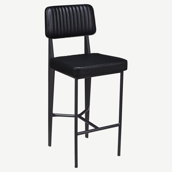Leeds Padded Metal Bar Stool Interior