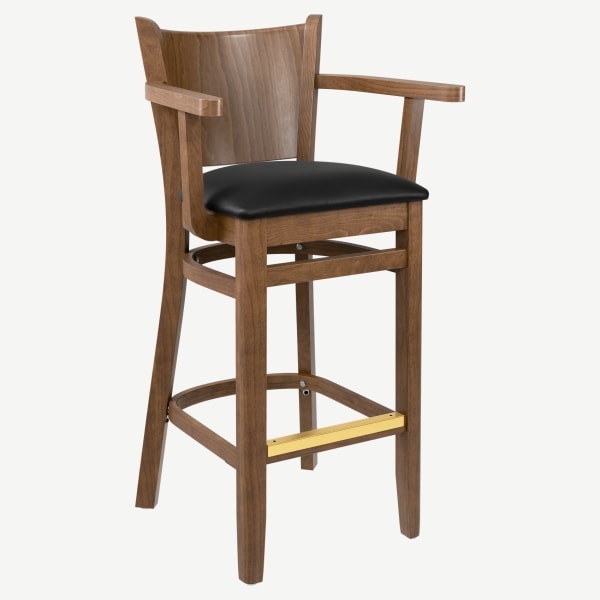 The Tiffany Wood Arm Bar Stool  Interior