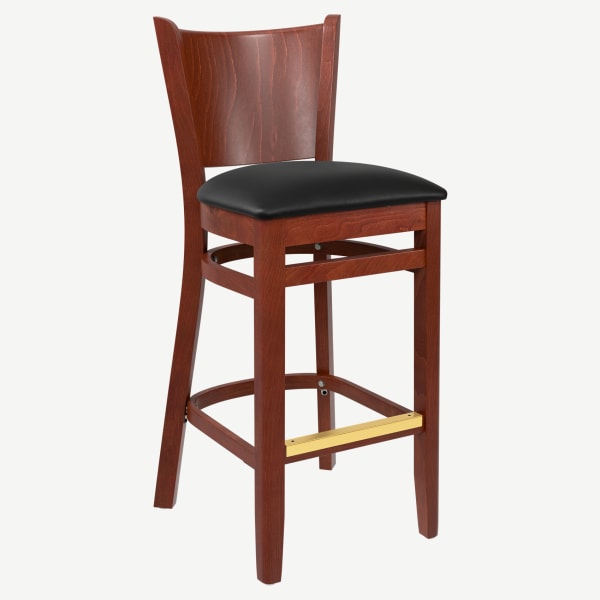 Premium US Made Tiffany Wood Bar Stool Interior