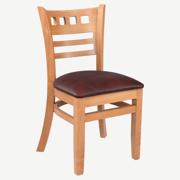 Premium US Made American Back Wood Chair Interior