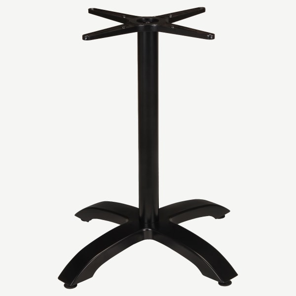Black Aluminum Table Base - Standard Height Interior