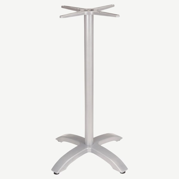 Modern Aluminum Table Base - Bar Height Interior