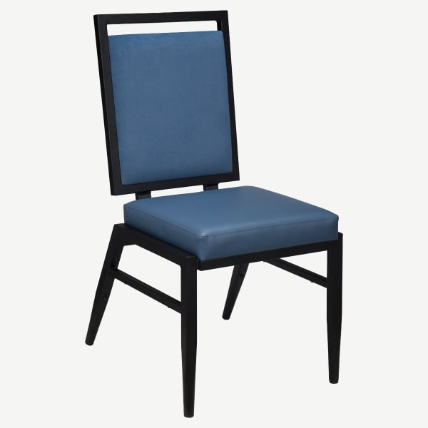 Geraldine Flex Back Aluminum Stack Chair Interior