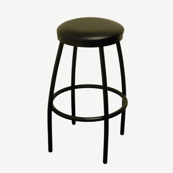 Classic Backless Metal Bar Stool Interior