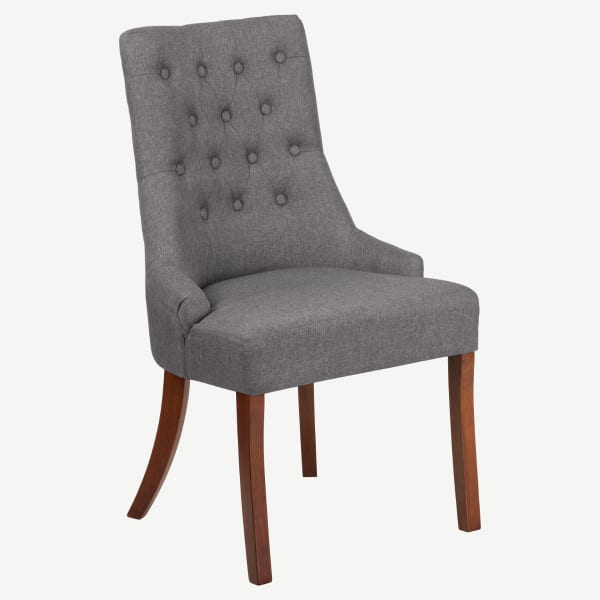 Extra Wide Button Tufted Parsons Chair Interior