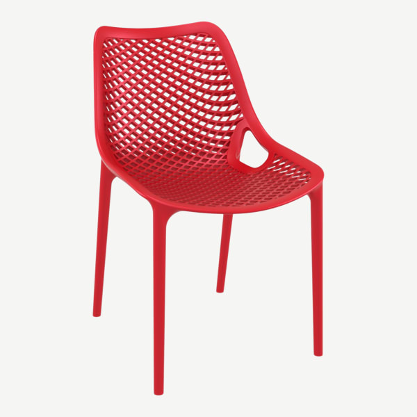 Dante Commercial Resin Outdoor Chair Interior