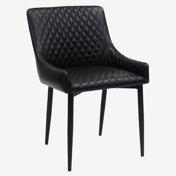 Maal Diamond Stitch Upholstered Chair Interior