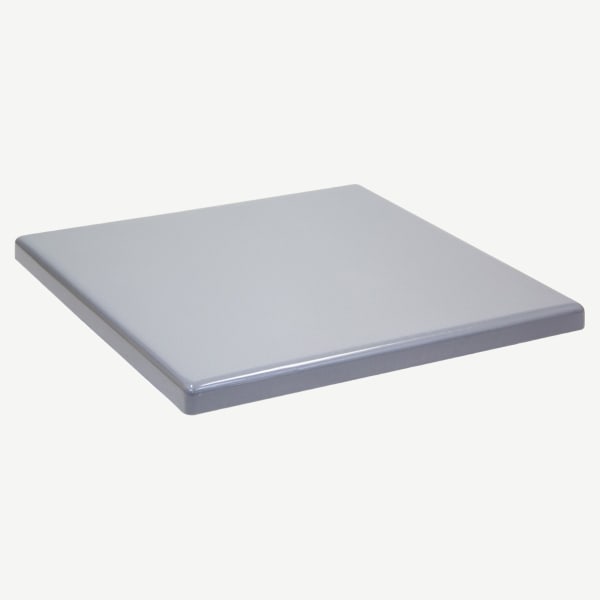 Outdoor Resin Table Top in Gray Finish Interior