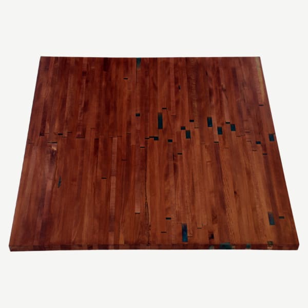 Rustic Solid Wood Butcher Block Table Top Interior