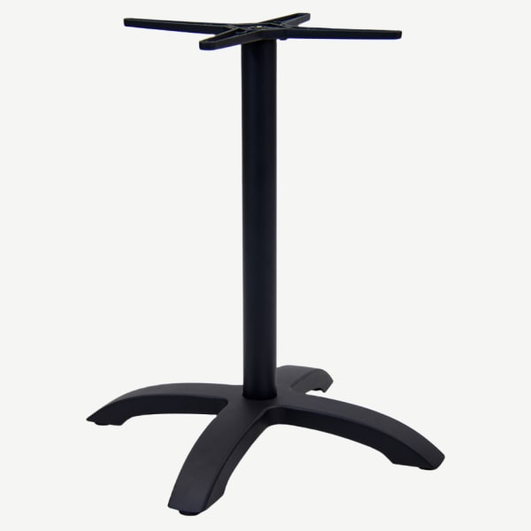 Black Aluminum Table Base - 30" Table Height Interior